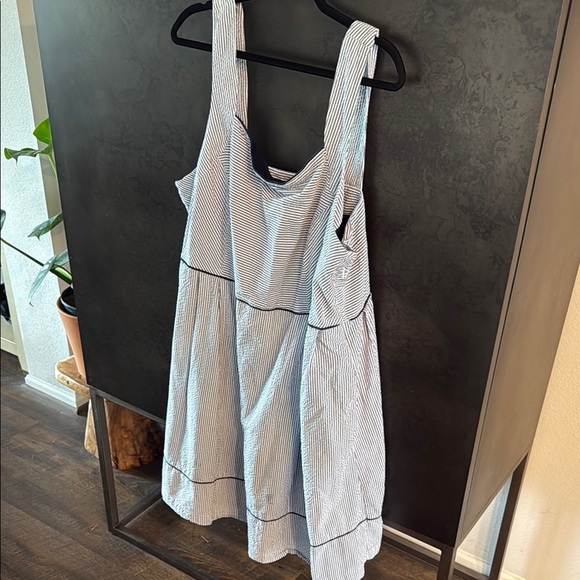 Lands' End Striped Sleeveless Dress - Picture 1 of 7